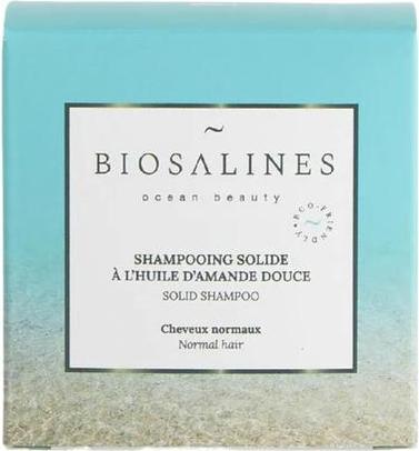Actual product image Biosalines Solid with Almond Oil (Solid shampoo)