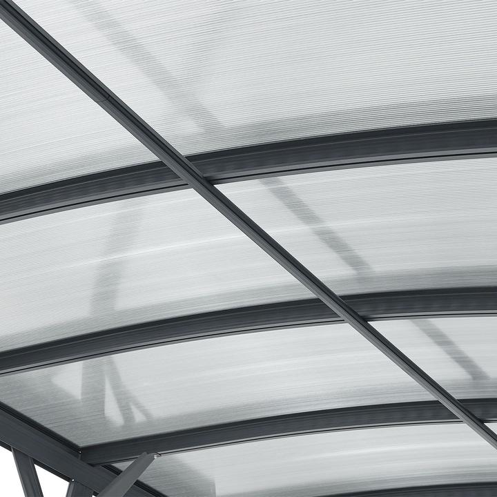 Actual product image Juskys Carport with arched roof