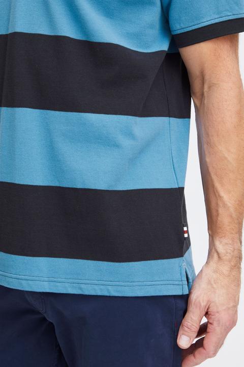 Produktbild FQ1924 FQPeter stripe polo shirt w badge 21900639 (S)