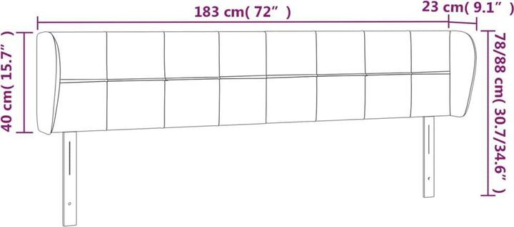 Immagine prodotto vidaXL Kataleya (183 x 23 x 88 cm)