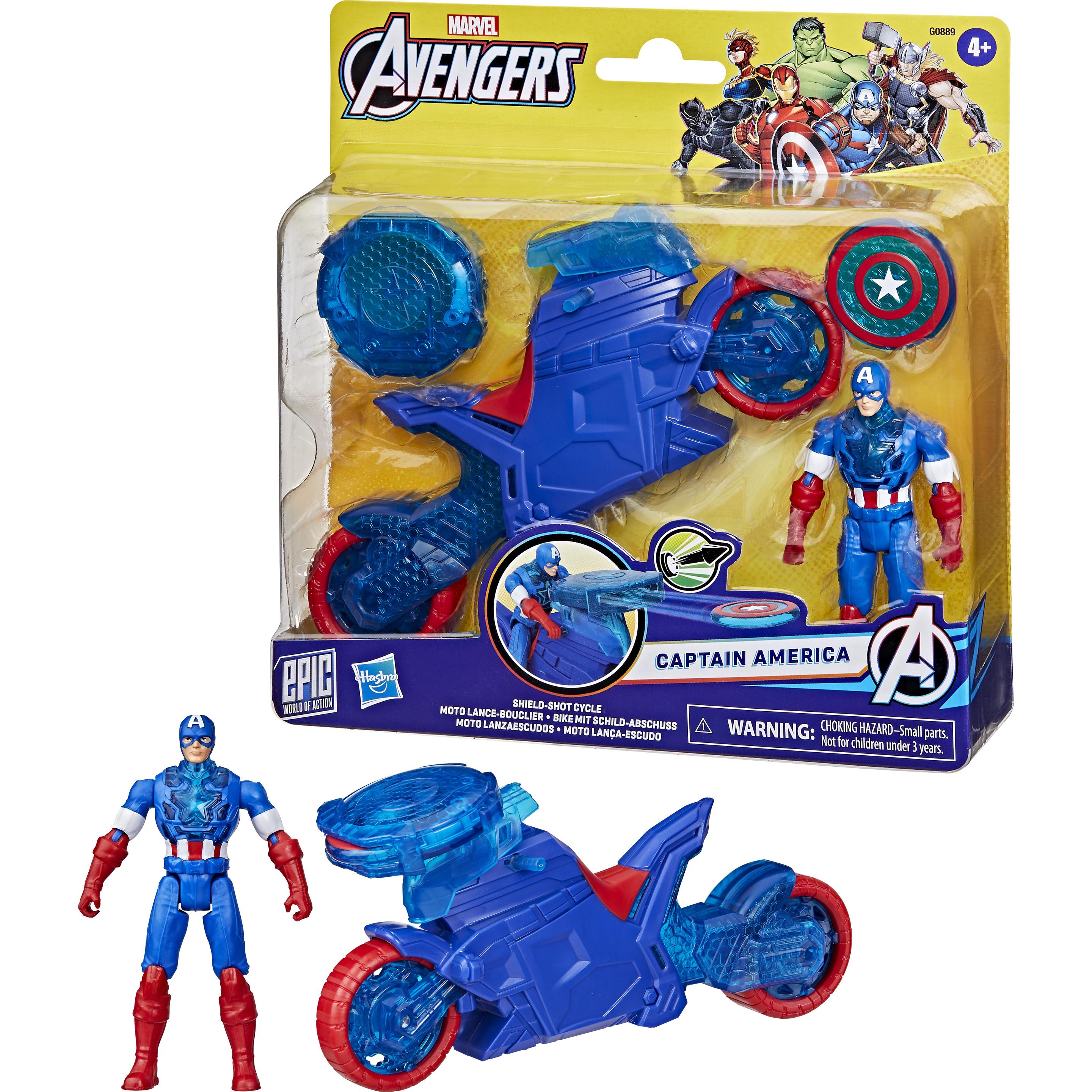 Thumbnail - Hasbro AV 10 cm Cap Shield Shot Cycle