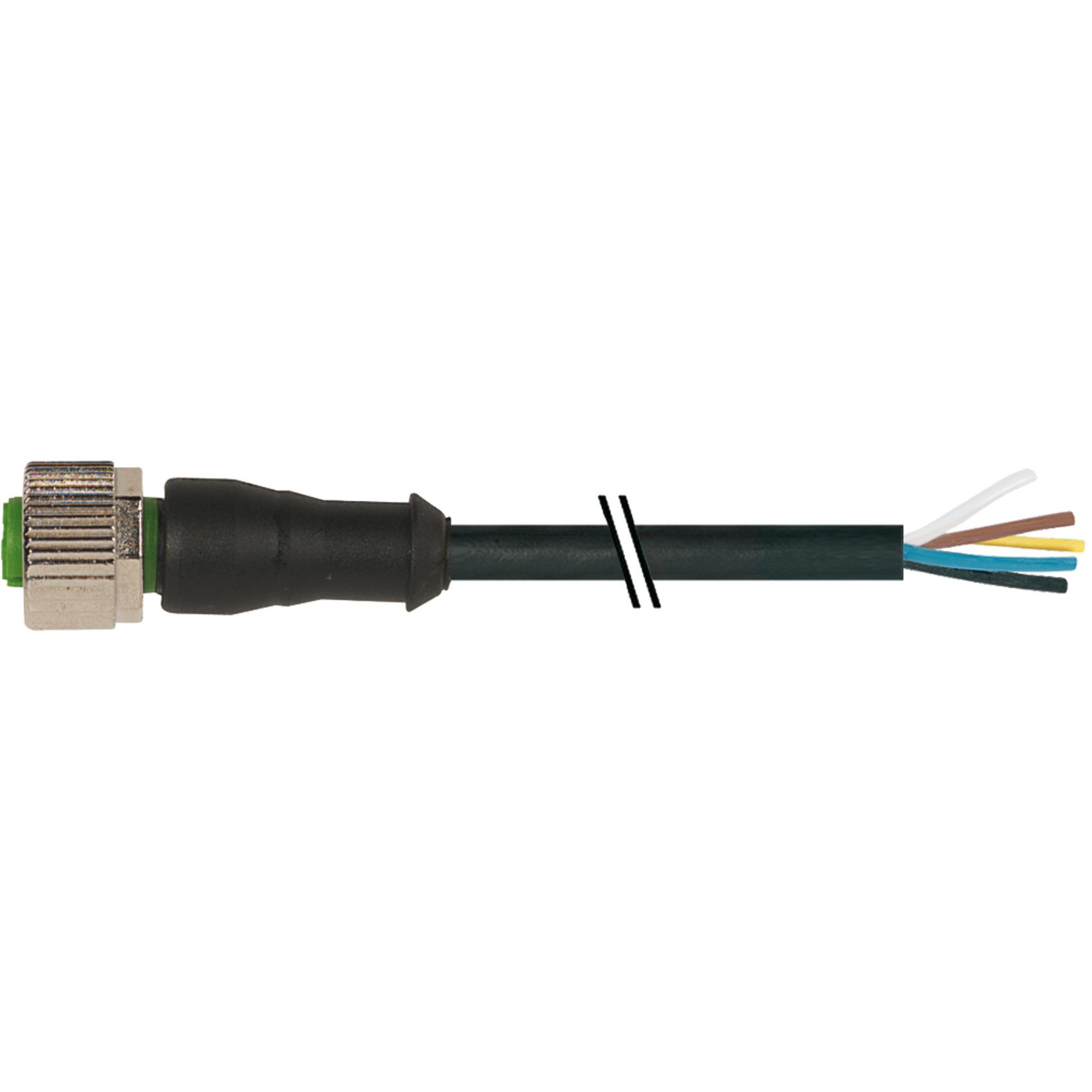 Thumbnail - Murr Elektronik Sensor /Aktor Steckverbinder, unkonfektioniert 5.00 m Polzahl: 5 1 St., Elektronikkabel + Stecker, Schwa...