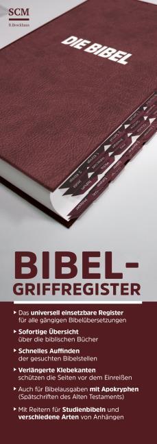 Actual product image Bibel-Griffregister rot