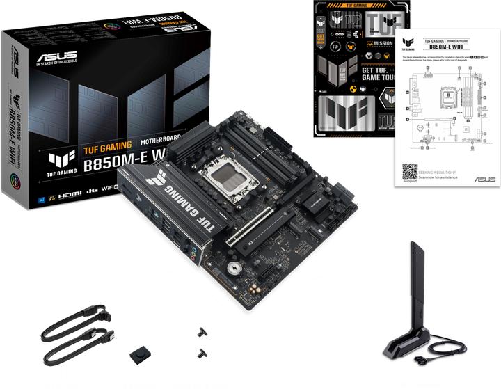 Productafbeelding ASUS TUF Gaming B850M-E WIFI (AM5, AMD B850, mATX)
