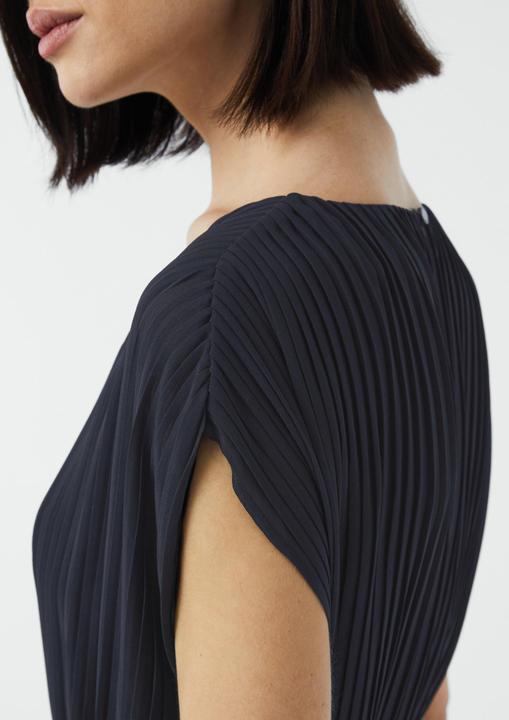 Produktbild Comma Kleid Plissiertes Midikleid aus Chiffon (46)