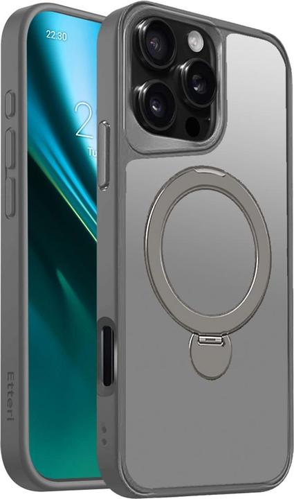 Produktbild Etteri Matt Mag Ring case for iPhone 17 Air grey (Apple iPhone 17 Pro)