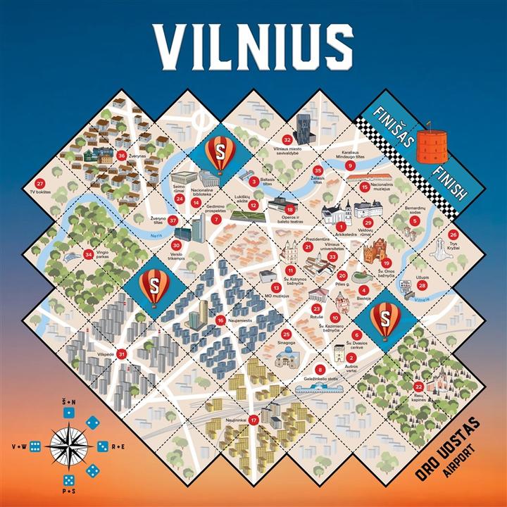 Actual product image No Name Table Games Vilnius (3 - 4 Players)