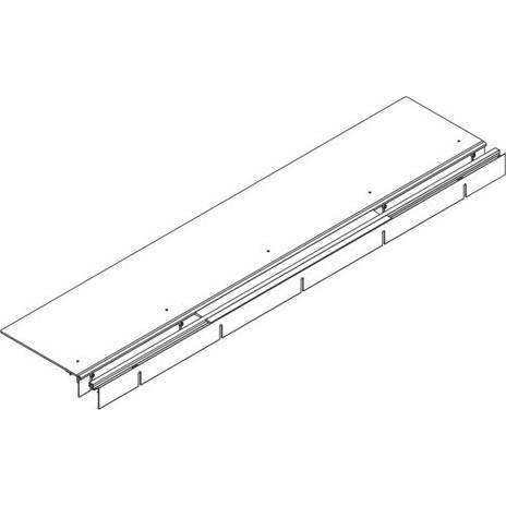 Thumbnail - 2x Hager, Kabelschutz + Kabelführung, TEH BKB250852BLED Oberteil mit Bürste u. LED für BKB 25085 1m (1000 mm)