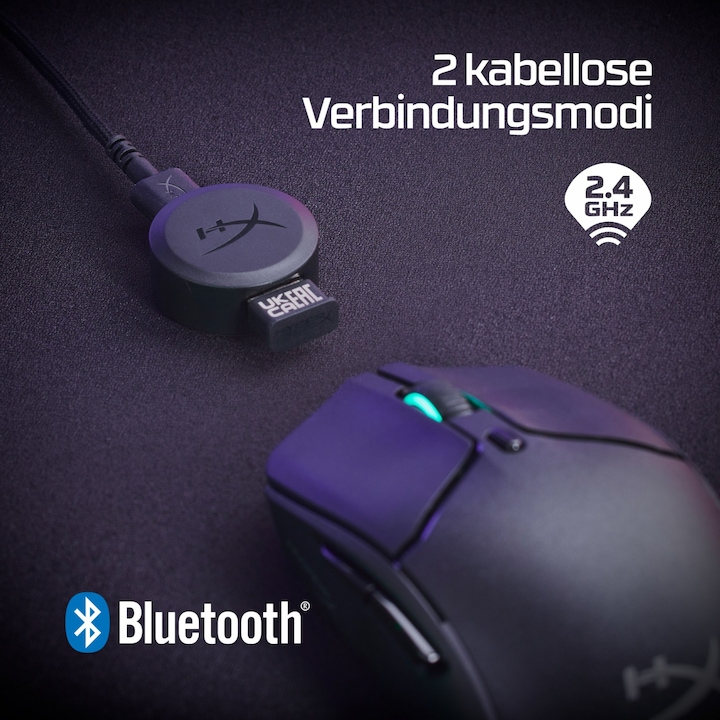 Image du produit HyperX Pulsefire Haste 2 (Sans fil, Filaire)