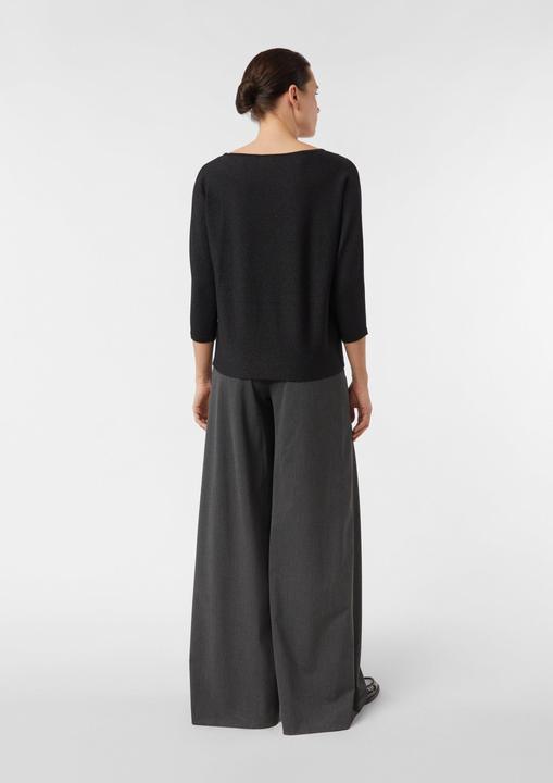 Actual product image Comma Strickpullover Glitzergarn-Feinstrickpullover mit 3/4-Arm (42)