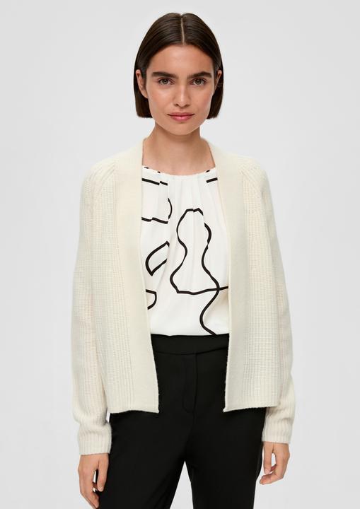 Produktbild s.Oliver Strickjacke Kurzer Cardigan aus Wollmix (46)