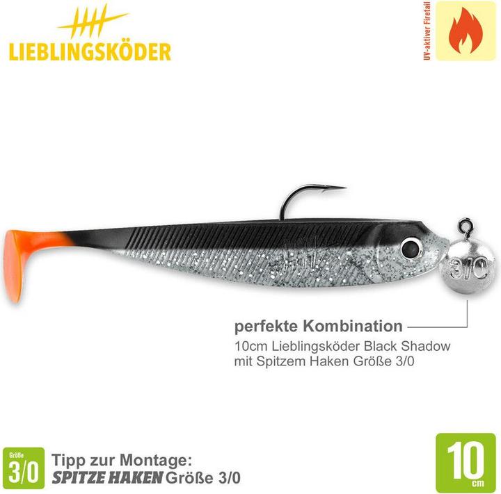 Produktbild Lieblingsköder Black Shadow (10 cm)