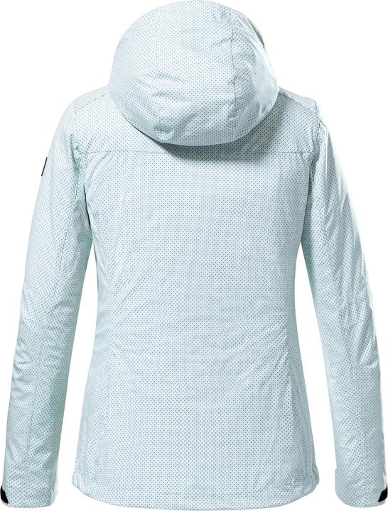 Actual product image Killtec Women's softshell jacket / outdoor jacket with zip-off hood KOS 103 WMN SFTSHLL JCKT, aqua, 4 (40)