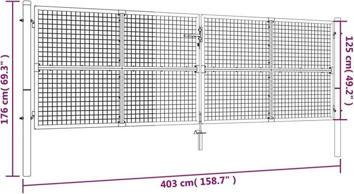 Produktbild vidaXL Gartentor