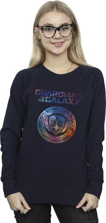 Actual product image Womens/Ladies Guardians Of The Galaxy Stars Fill Logo Sweatshirt (M)