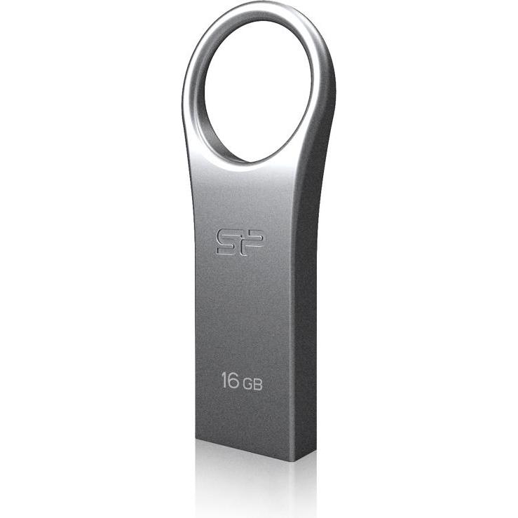 Thumbnail - Silicon Power Firma F80 (16 GB, USB 2.0), USB Stick, Grau
