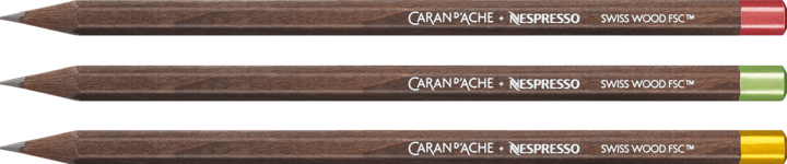 Actual product image Caran d'Ache Nespresso Swisswood (3 mm, HB, 3 x)