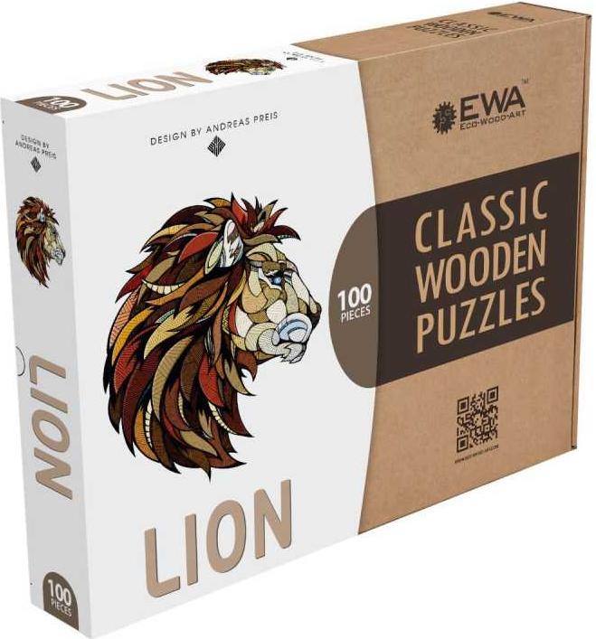 Eco Wood Art Lion (100 pieces)