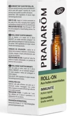 Nährwerte und Zutaten Pranarom AROMABOOST - Roller Immunity BIO