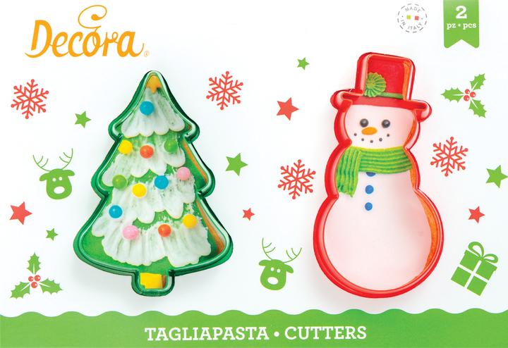 Produktbild Decora Weihnachtsbaum und Schneemann