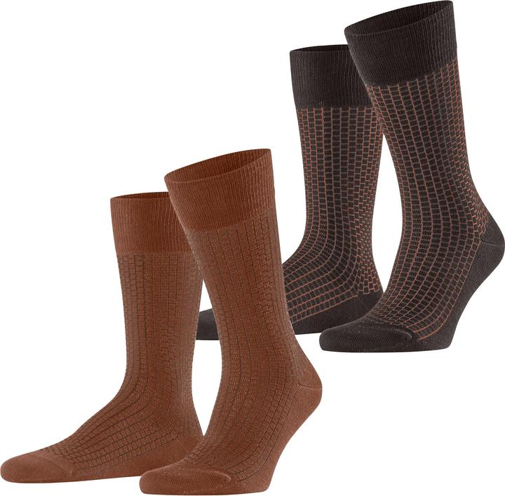 Actual product image Esprit Illusional Grid 2-Pack Men (pack of 2, 43 - 46)