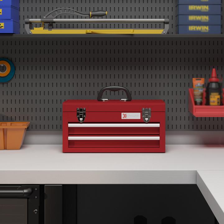 Actual product image Durhand Werkzeugkiste Stahl Rot