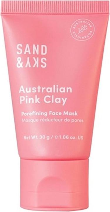Sand & Sky Australische Rosa Tonerde Porenverfeinernde Gesichtsmaske - 30 Gramm
