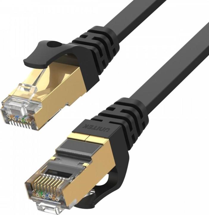Actual product image Unitek RJ45, Cat.7, SSTP, 5m, juoda (C1897BK-5M) (S/FTP, CAT7, 5 m)