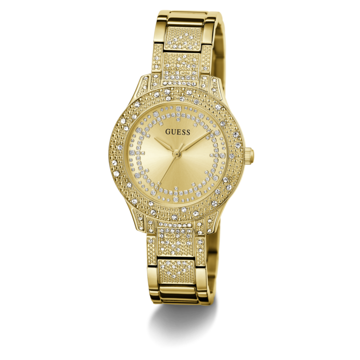 Produktbild Guess P GLD CS W/ CRYS / SUN CHAMP GLITZ DL / P GLD BRCT W/ CRYS Armbanduhr (36 mm)