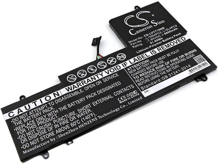 NoName Batterie pour Lenovo Yoga 710 15" etc. (4 cabines)