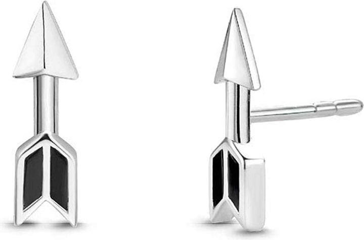 Produktbild Ti Sento Milano Ohrstecker Pfeil mit Onyx 7820BO (925 Sterling Silber)