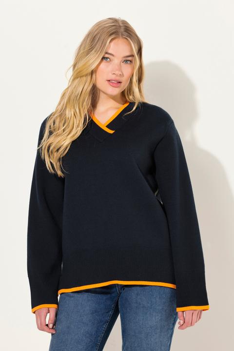 Produktbild Laurasøn Strickpullover, Langram, V-Ausschnitt (L)