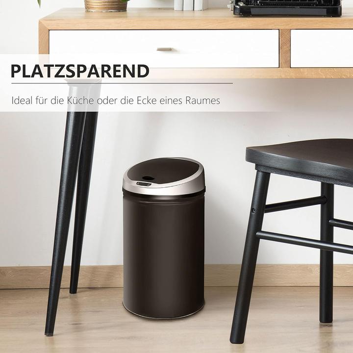 Image du produit Ribelli Mülleimer mit Sensor und LED-Funktionsanzeige (30 l)