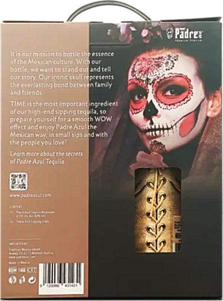 Actual product image Padre Azul Reposado Tasting Set (1 x 70 cl)