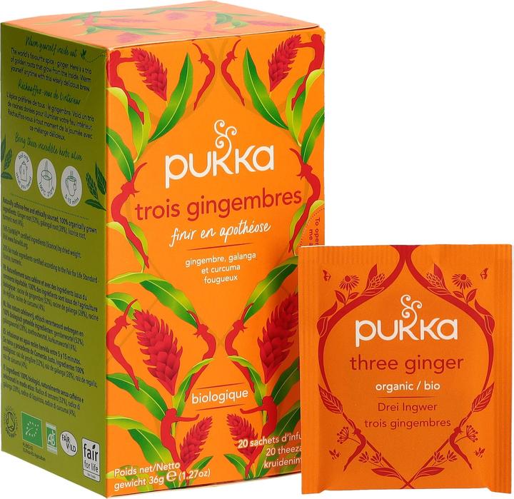 Image du produit Pukka Trois gingembres (36 g)