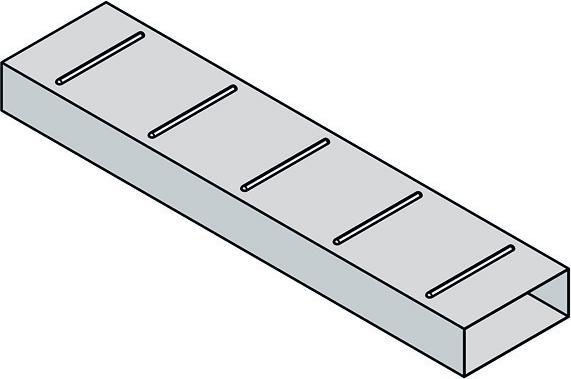 Actual product image Hastrag Flat duct