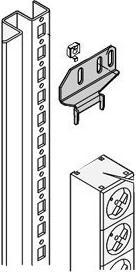Actual product image Schroff 20110-068 Bracket for vertical mounting 1 pair