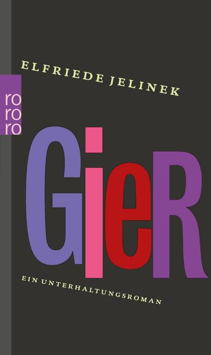 Produktbild Gier (Deutsch, Elfriede Jelinek, 2002)