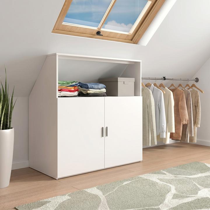 Produktbild VCM Holz Dachschrägen Kleiderschrank Dacho M (90 x 50 x 100 cm)
