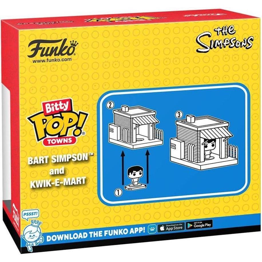 Thumbnail - Funko Simpsons Bitty POP! Town Vinyl Figur Kwik-E-Mart
