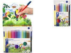 Produktbild Staedtler Noris 326 Fasermaler (farbsortiert, 10 x)