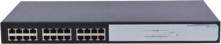 Actual product image HPE OfficeConnect 1420 24G, Unmanaged, Gigabit Ethernet (10/100/1000), Volldu (24 Ports)
