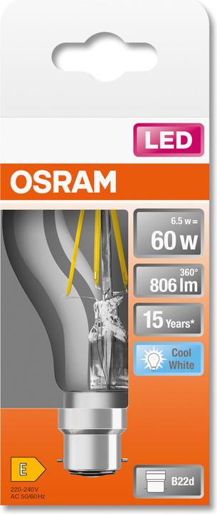 Produktbild Osram Led Retrofit Classic A (B22d, 806 lm, 1 x)