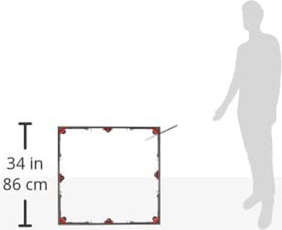 Produktbild MEPA Montagerahmen SF Rechteck