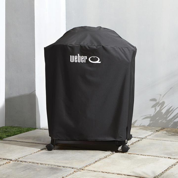 Produktbild Weber Premium Abdeckhaube - für Q1000 und 2000N-Serie mit Stand oder Rollwagen