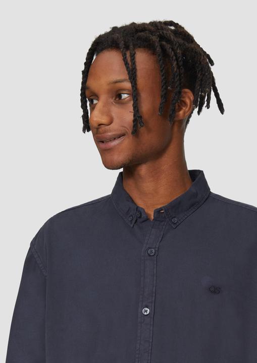 Immagine prodotto s.Oliver Hemd Regular Fit: Twillhemd mit Logostickerei (S)