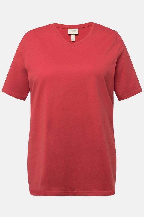 Produktbild Ulla Popken T-Shirts, 2er-Pack, V-Ausschnitt, Halbarm (58)