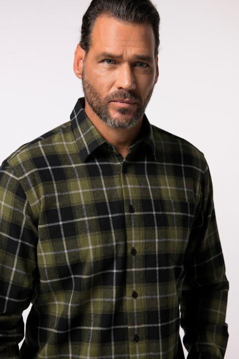 Produktbild JP1880 JP 1880 Karo-Flanellhemd, Kentkragen, Modern Fit (4XL)