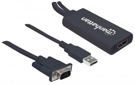 Produktbild Manhattan VGA zu (HDMI, 6.80 cm)