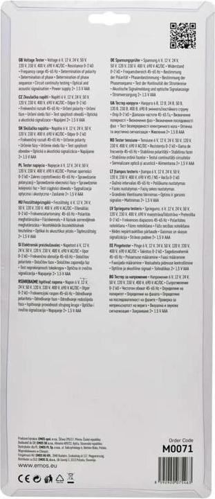 Immagine prodotto Emos ZKOUÅ EÄOEKA VT-710 (CAT III 690V, CAT IV 600V)